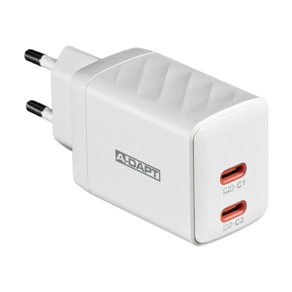 Heimladegerät 45W 2x USB-C PD weiß