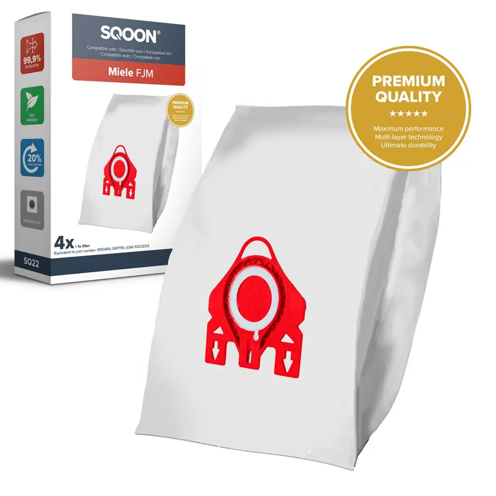 SQOON - Bags Miele F/J/M 3-D Pro