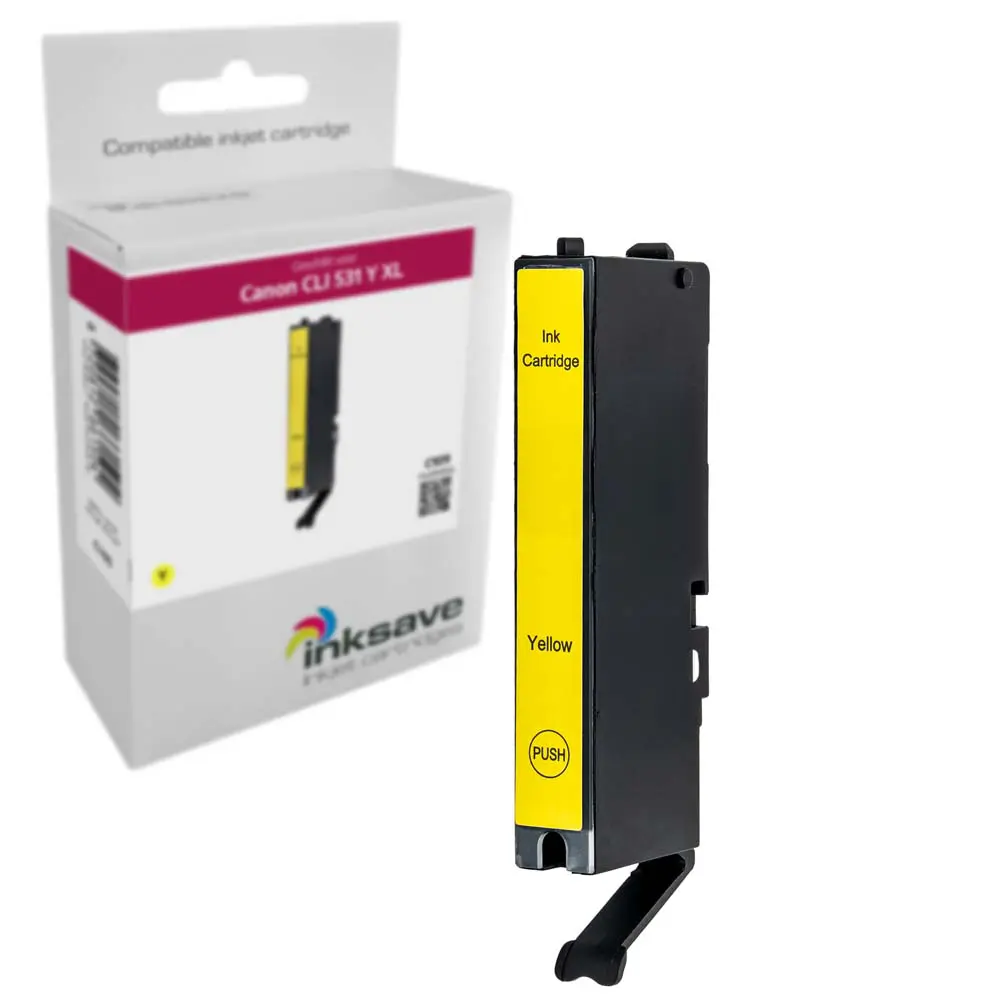 Inksave vervanging voor Canon CLI 531 Y XL