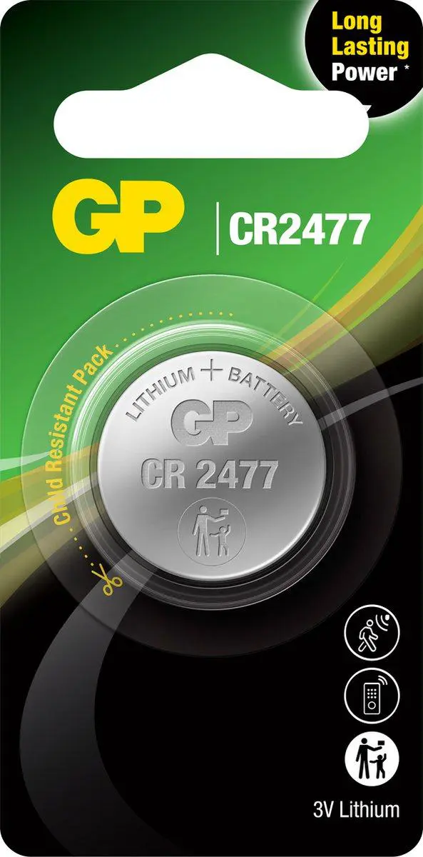 CR2477 GP Lithium knoopcel 3V 1 stuk
