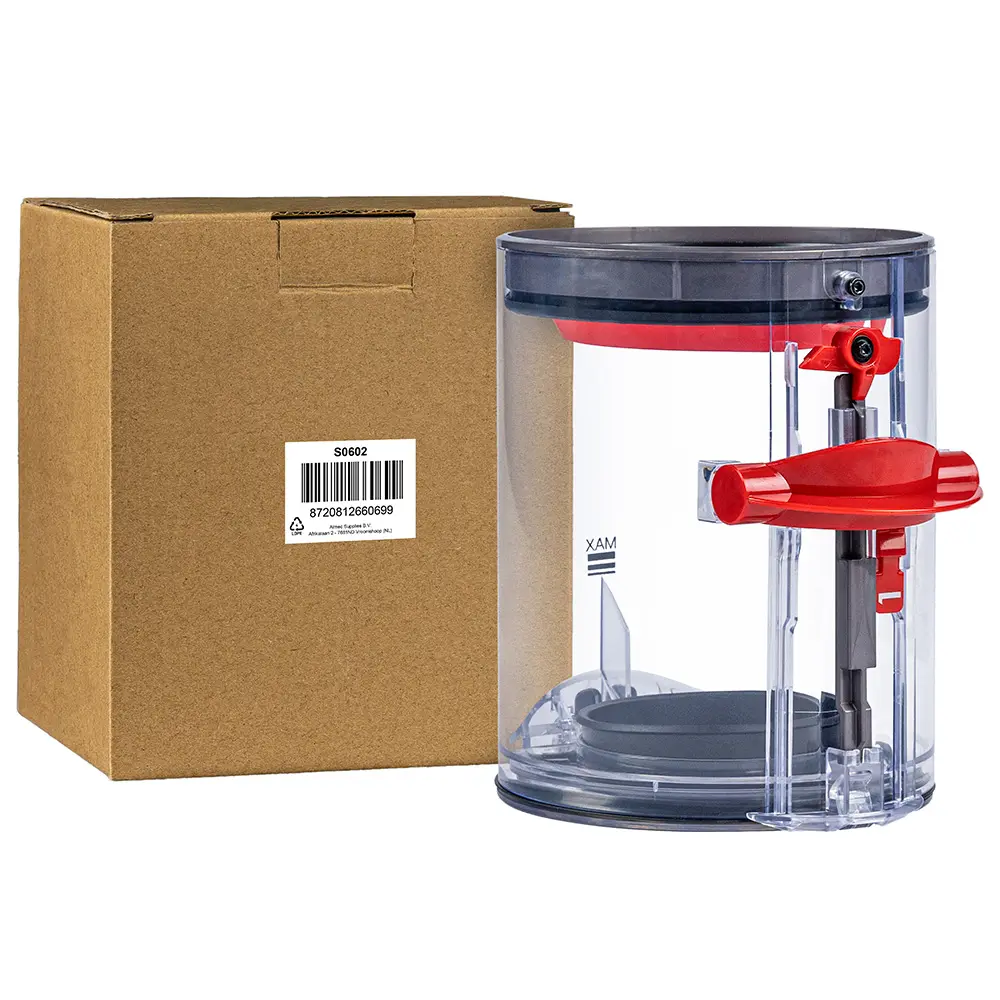 SQOON Staubbehälter passend für Dyson V10 (SV12) klein 145mm.