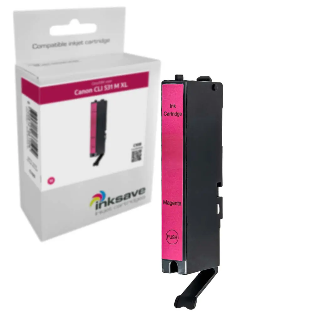Inksave vervanging voor Canon CLI 531 M XL