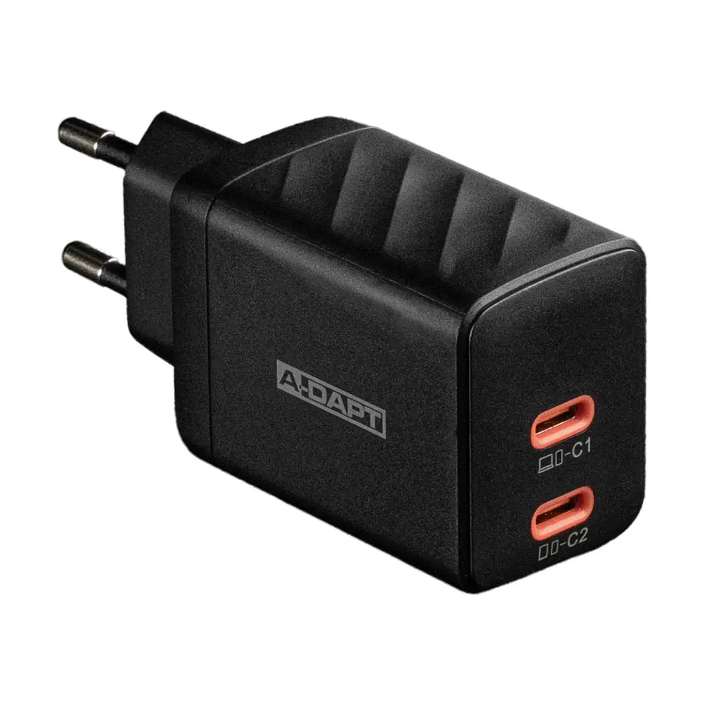 Heimladegerät 45W 2x USB-C PD schwarz